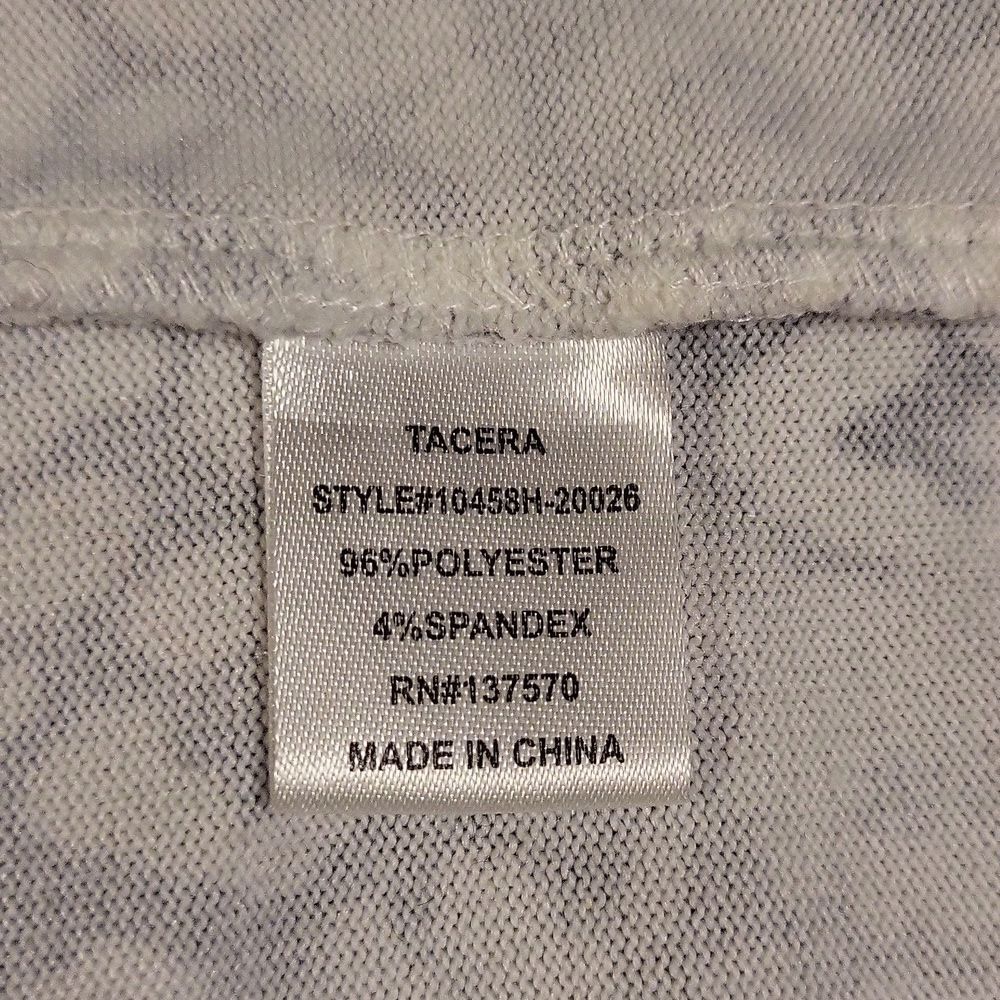 Tacera Animal Print Tunic Sweater Size XL Corded Sleeves - Picture 6 of 9